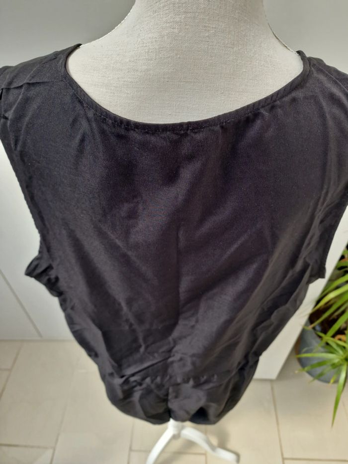 Combinaison Combi Short Noir Décolleté V Homme - photo numéro 6