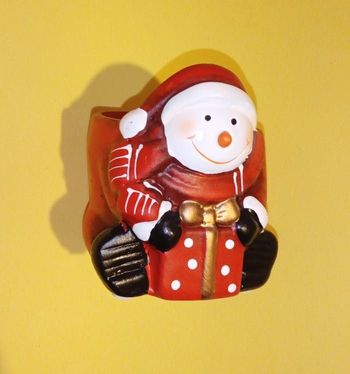 Petit pot bonhomme de Noël