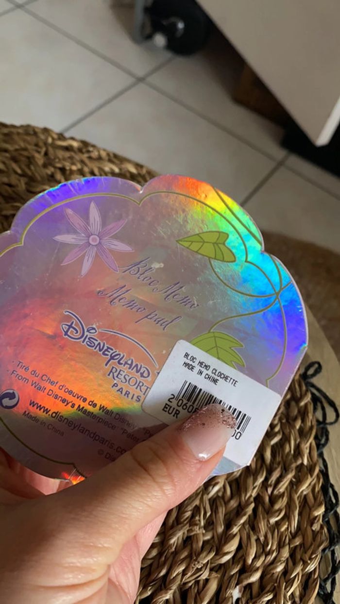 Bloc notes disney fée clochette - photo numéro 3