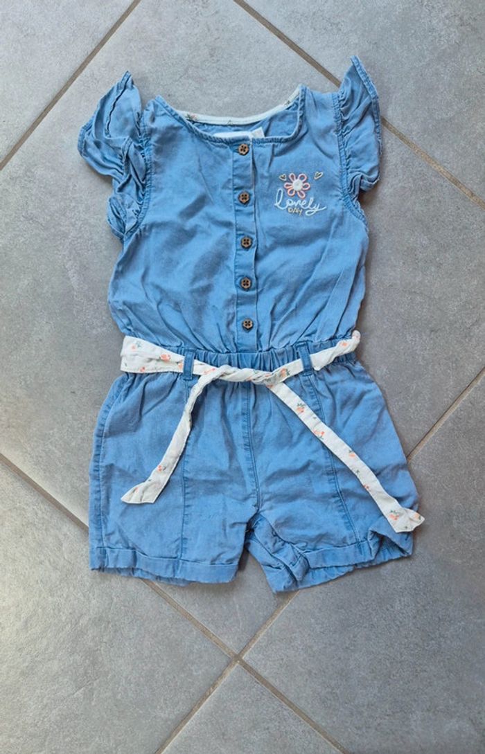Combinaison short 36 mois