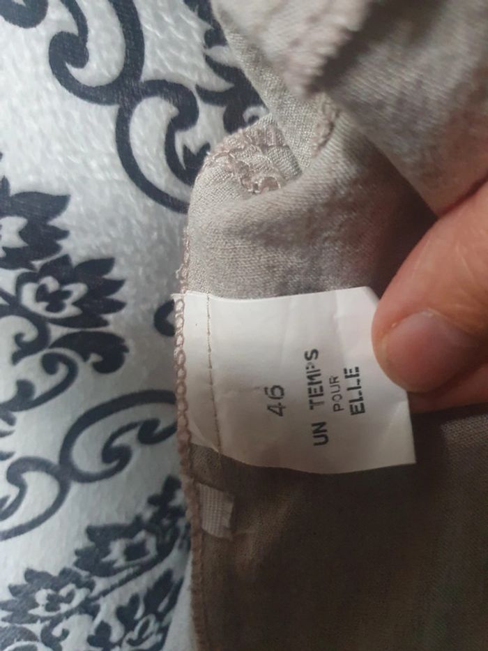 Chemise veste beige - photo numéro 4