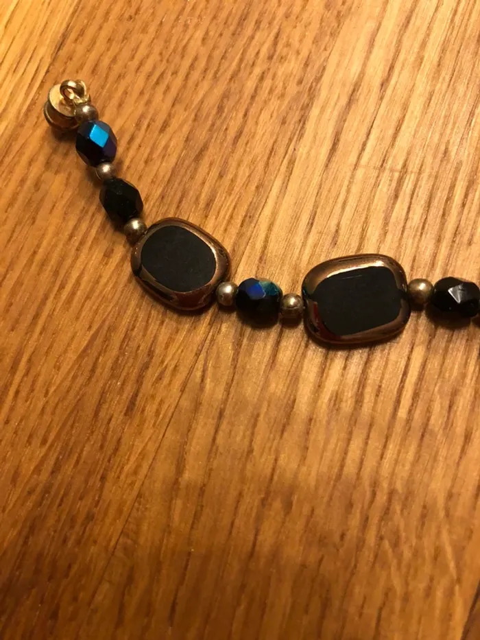 Bracelets en pierre bleues - photo numéro 3