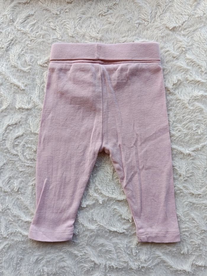 Ensemble (tee shirt manches courtes+sarouel legging) Fille 3 mois Je veux des bisous cœur - photo numéro 12