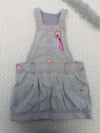 🔸Robe Salopette en Jean - Orchestra 3 ans Fille🔸