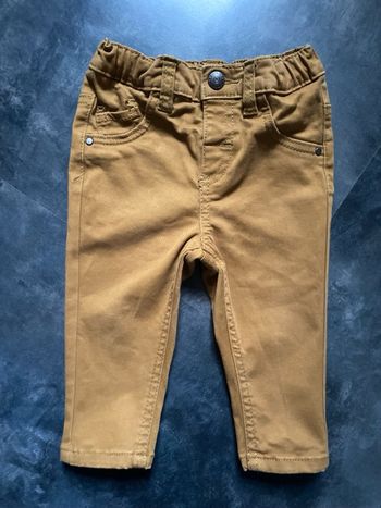 Pantalon moutarde 12 mois kiabi