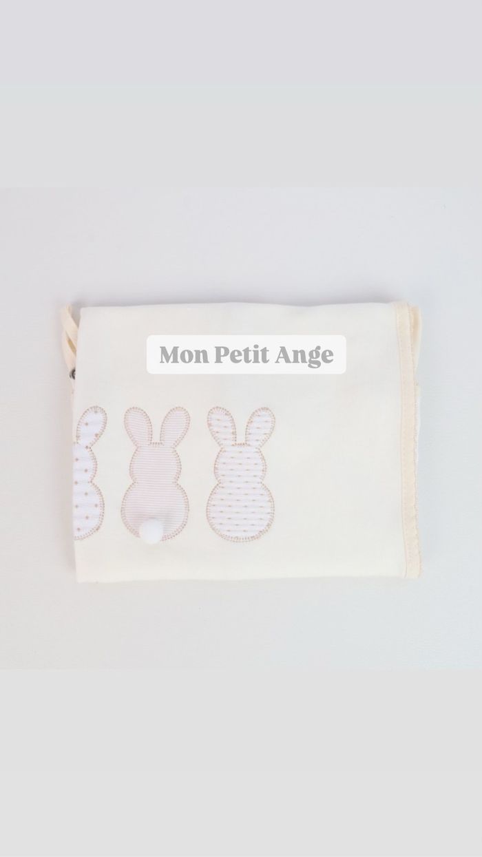 Coupe vent cosy / Cape Poussette Bébé - Motif Lapins - Neuf - photo numéro 2