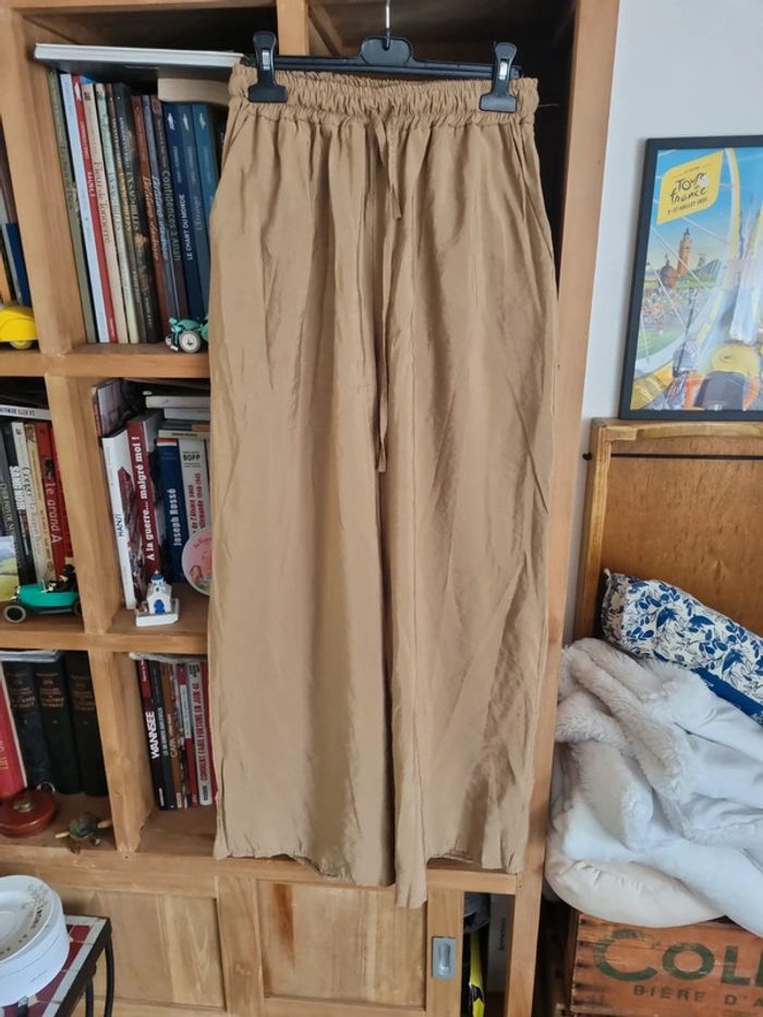 Pantalon fluide beige Renatto Bene
