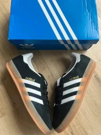 Adidas Gazelle Indoor Black White 39,5