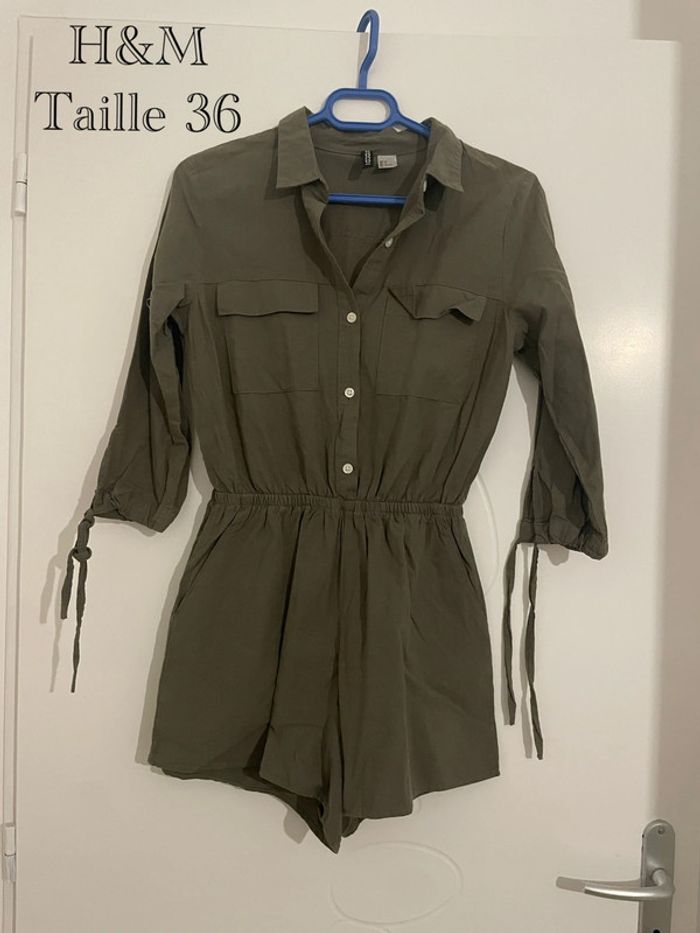 Combishort kaki H&M Taille 36