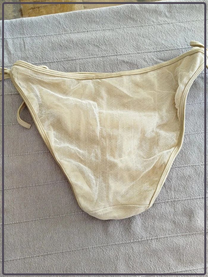 Bas de maillot de bain beige Plein Sud taille 38 neuf - photo numéro 2