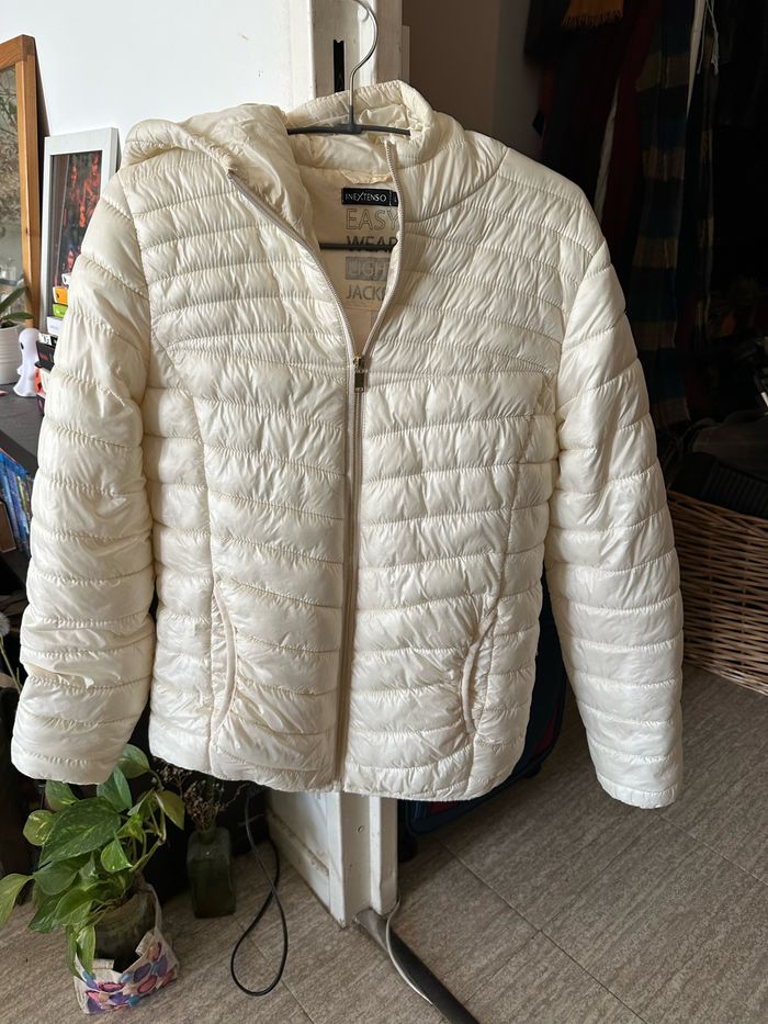 Doudoune couleur crème ados taille L - photo numéro 3