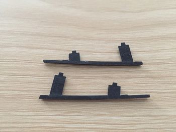 Contour capot x2 pièce détachée Ferrari testarossa 1984 miniature 1/18 1/18e 1/18eme burago #A47