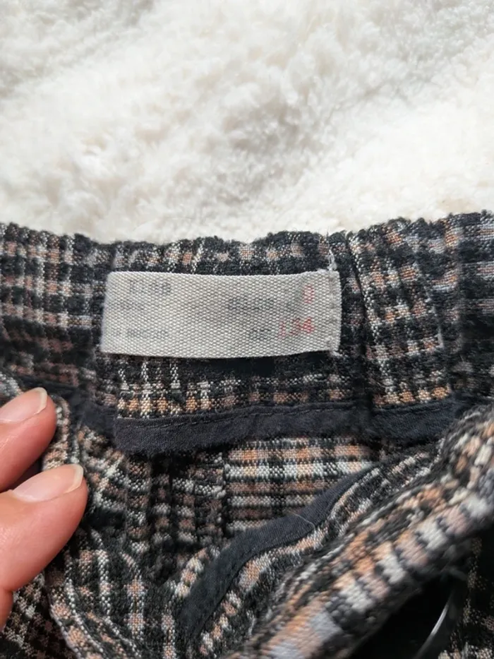 Short à carreaux Zara 9 ans - photo numéro 4