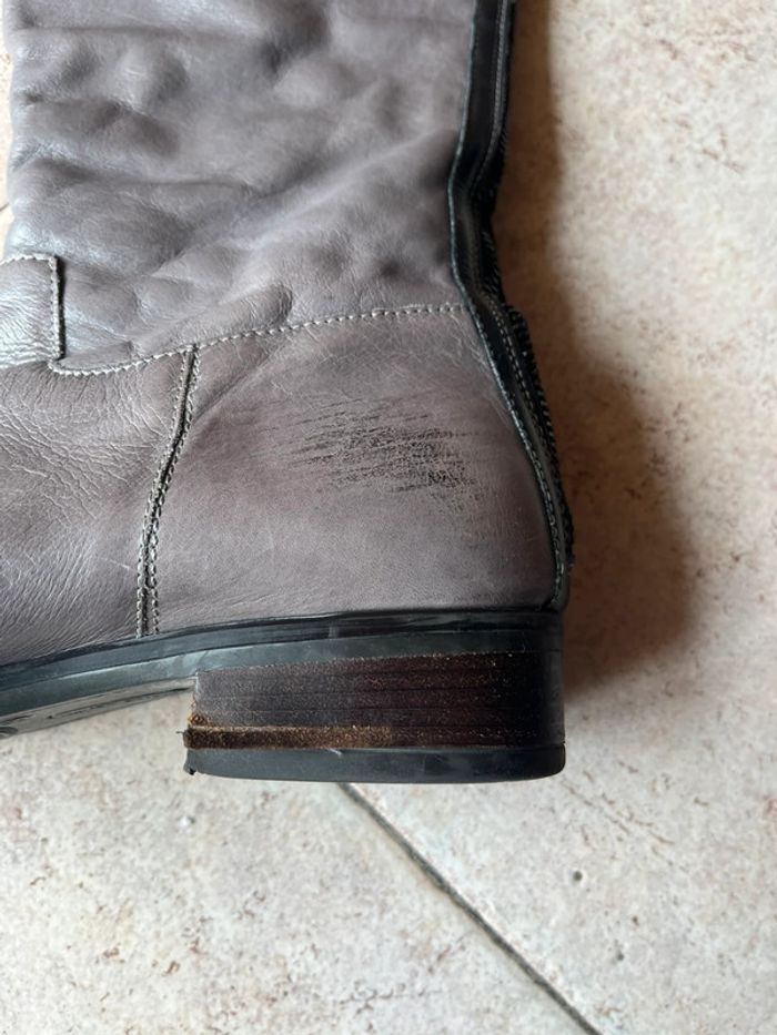 Botte en cuir Pierre Cardin 38 - photo numéro 12