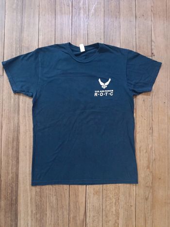 T-shirt vintage universitaire us. Air force bleu Taille M