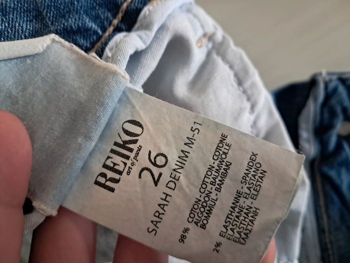 Reiko short en jean d'été T.36 en tbe - photo numéro 12