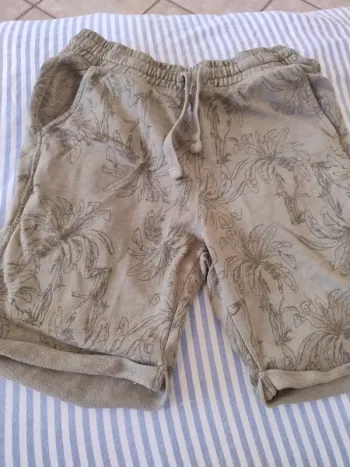 Shorts garçon avec poches en 100% coton