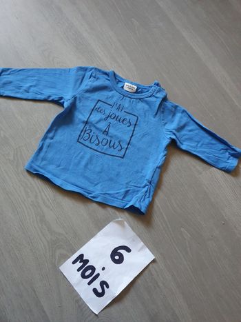 Maillot t-shirt 6 mois garçon