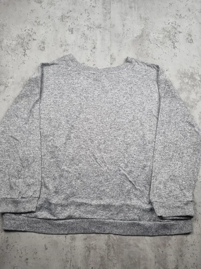 Sweat gris Tommy Hilfiger – Taille XXL Femme (mesures en photos) - photo numéro 4