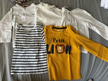 Lot t-shirts manches longues