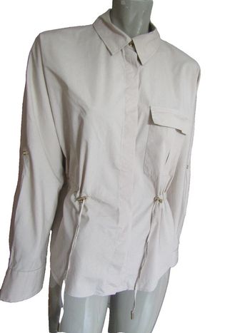tunique chemise sur chemise en 100%coton