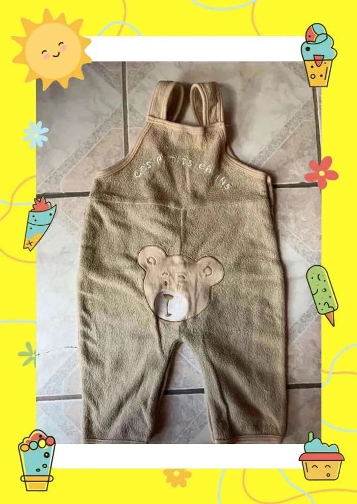 Salopette beige les petits câlins