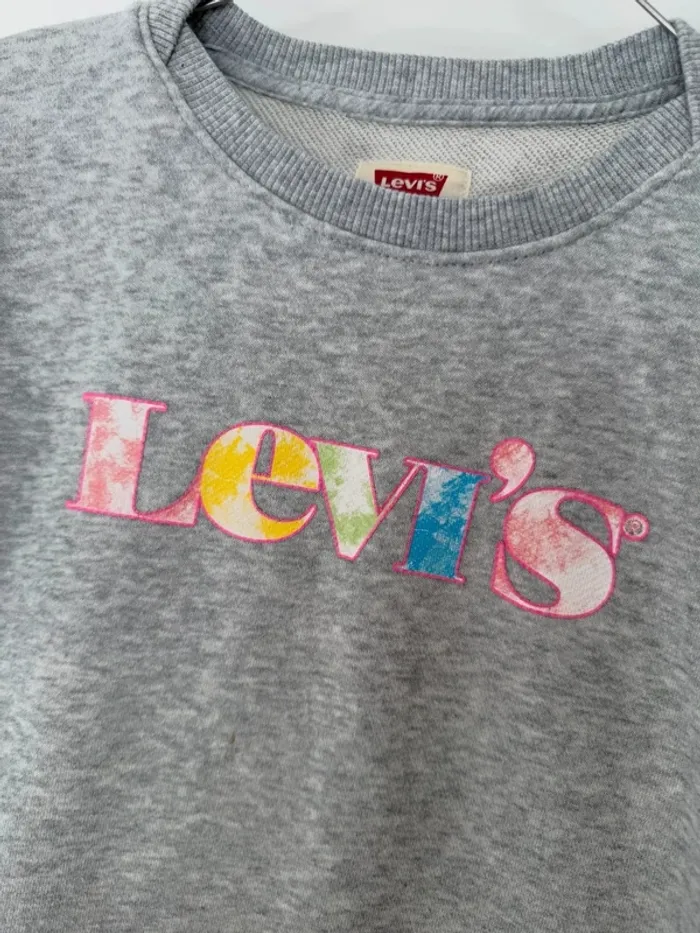 Sweat Levi's fille 8 ans 128 cm gris - photo numéro 2