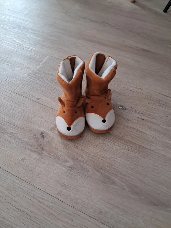 Chaussons bottes renard