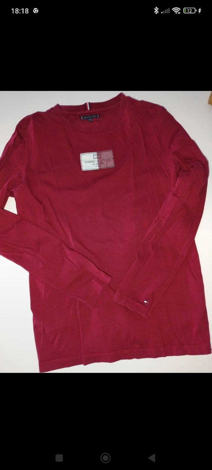 Lot tee shirts manches longues 14/16 ans