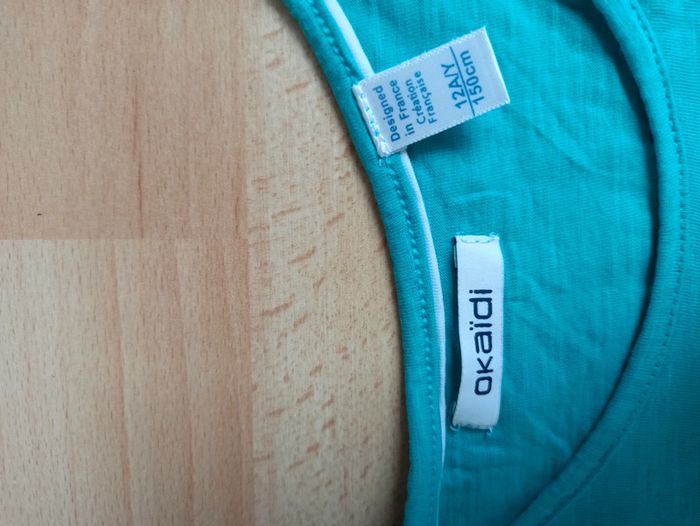 Débardeur bleu 12 ans Okaïdi - photo numéro 3