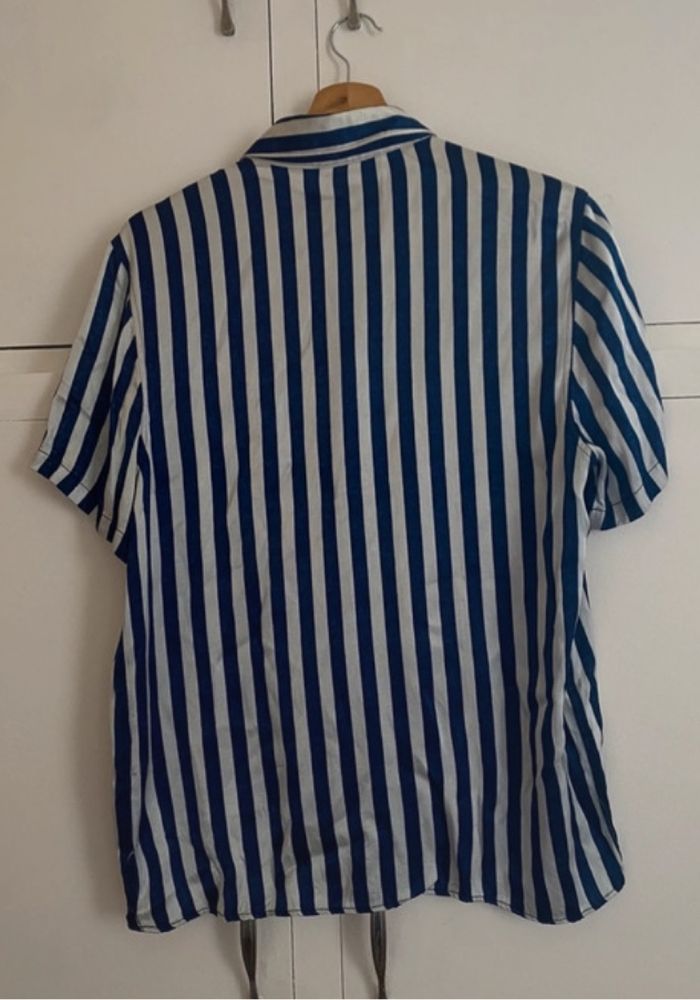 Chemise Zara, satinée à rayures - photo numéro 5