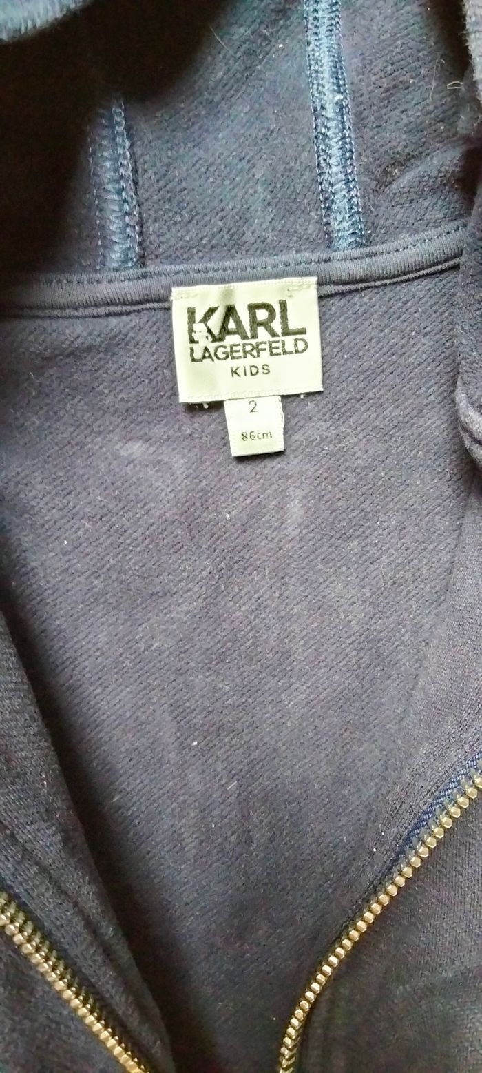 Sweat à capuche Karl Lagerfeld kids taille 2ans 86cm - photo numéro 3