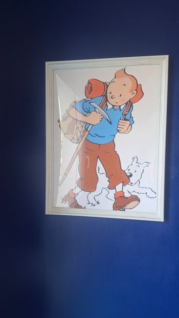 Tableau tintin 42x32  ( possible x2)