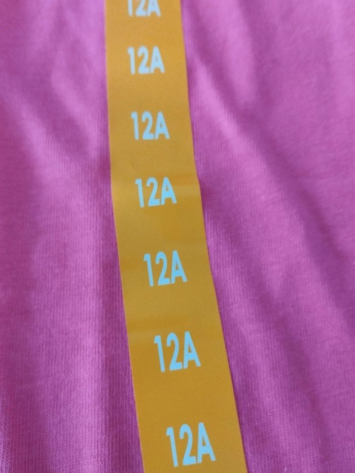 Tee shirt tissaia 12 ans rose neuf - photo numéro 3