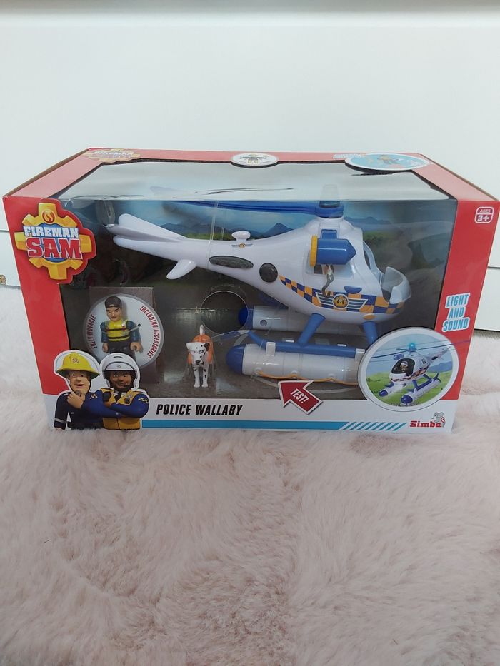Hélicoptère Wallaby Sam le Pompier - neuf