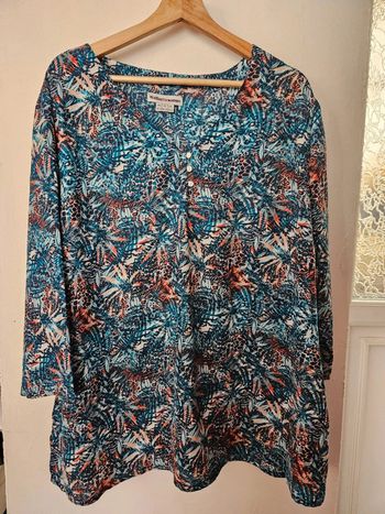 Blouse en Crêpe Atlas For Women Taille 50/52 🌿