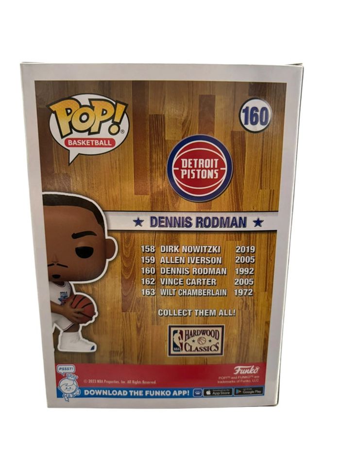Figurine Funko Pop NBA All-Stars Dennis Rodman numéro 160 neuf - photo numéro 2