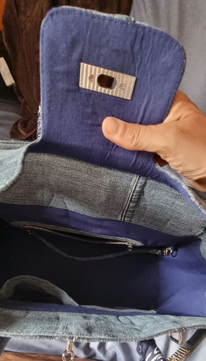 Grand Sac en Jean - photo numéro 5