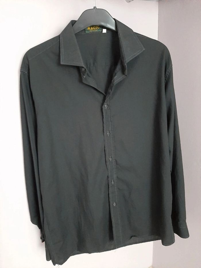 Chemise homme noire taille M