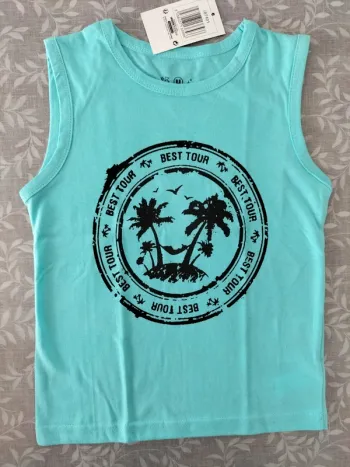 Débardeur bleu