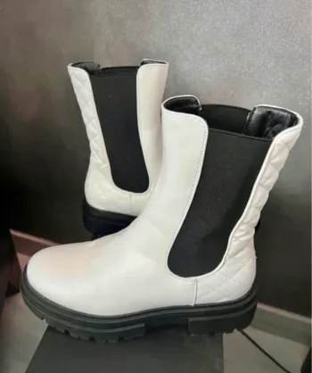 Bottines motardes femme