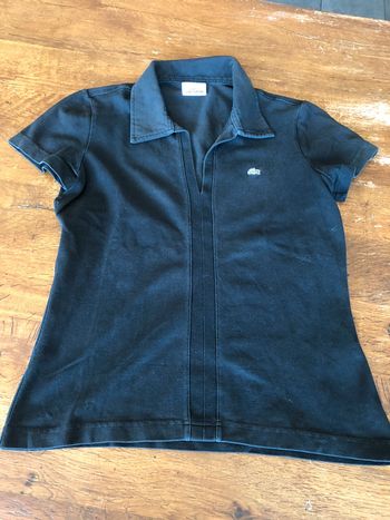 Polo noir Lacoste