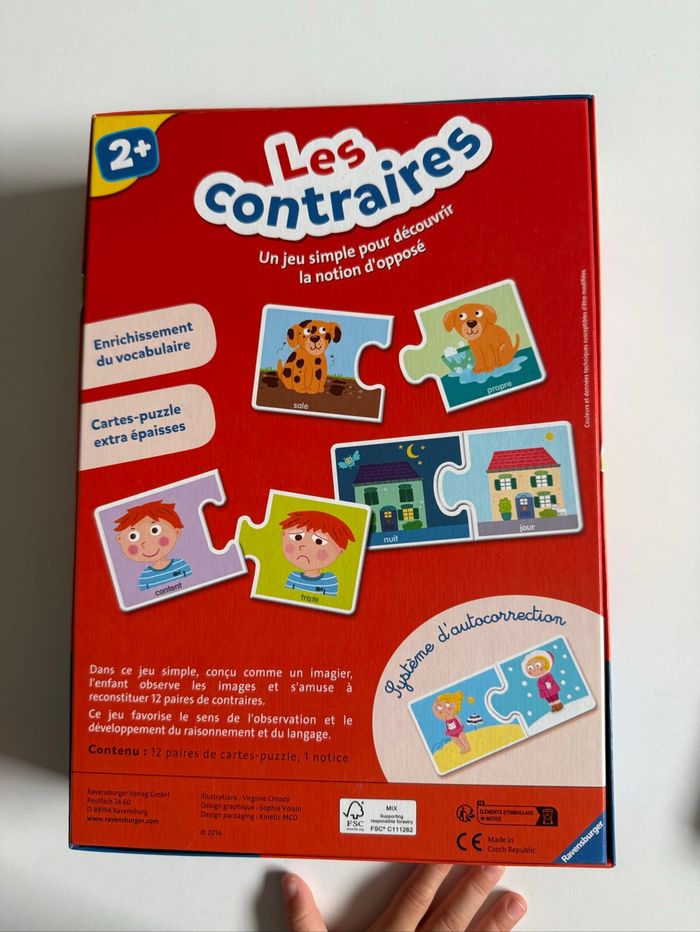 Jeu « Les contraires » - photo numéro 2