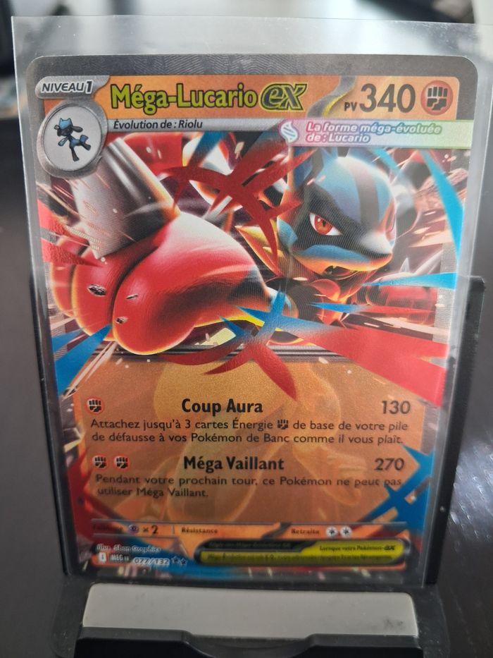 ⚡ ANNONCE : PACK COLLECTION MÉGA-LUCARIO EX + 60 CARTES ⚡ - photo numéro 4