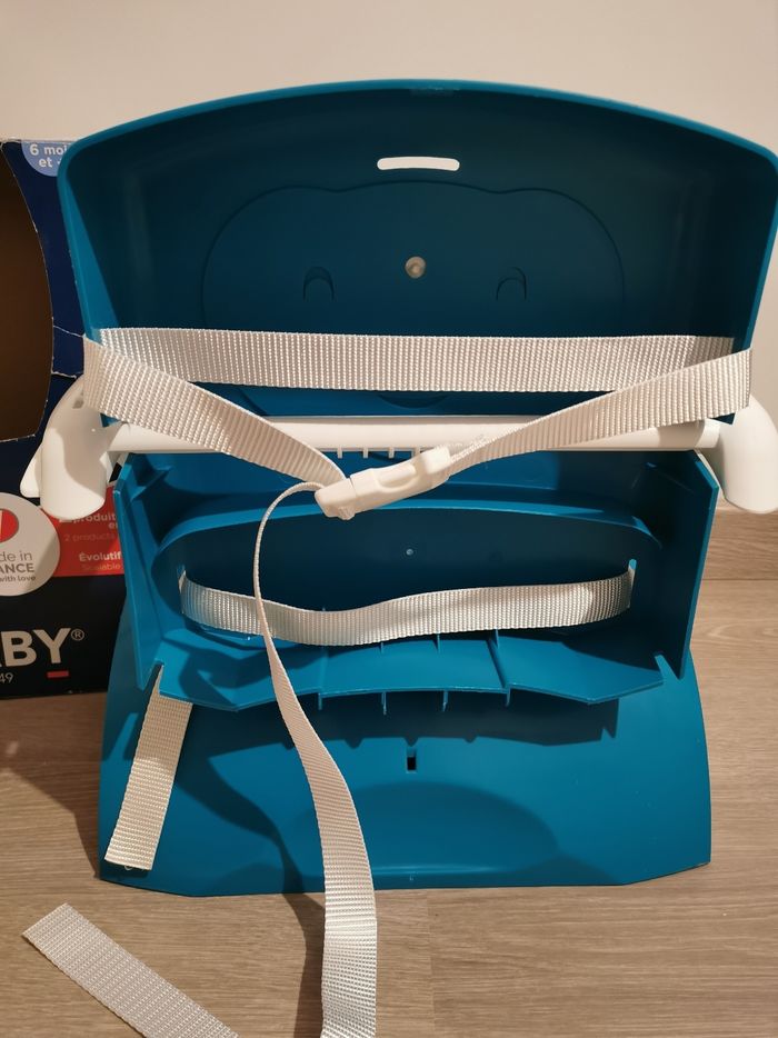 Rehausseur de chaise thermobaby bleu émeraude - photo numéro 6