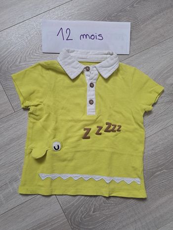 Polo 12 mois manches courtes