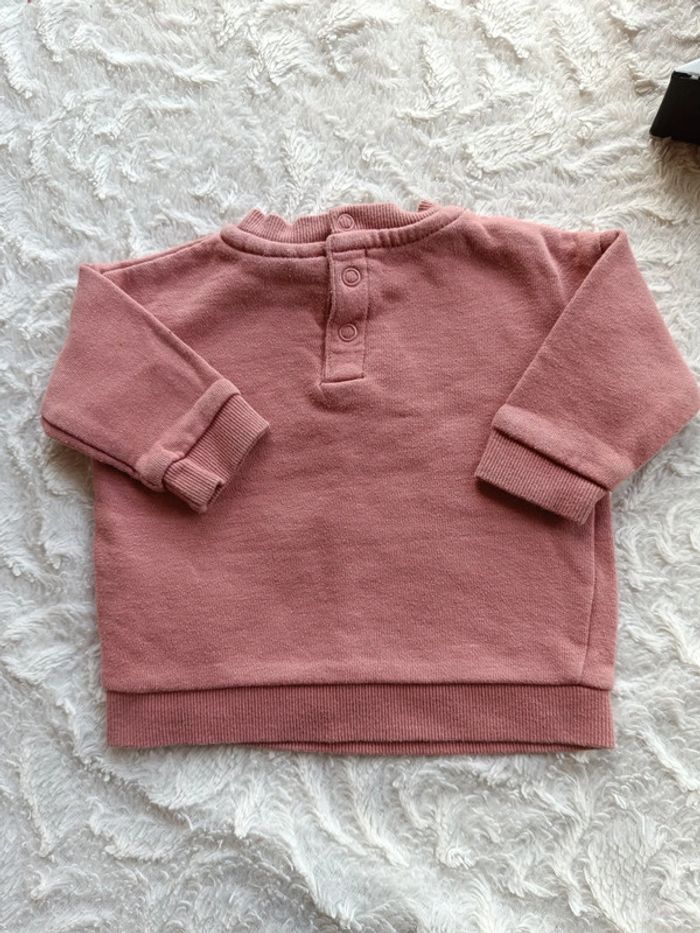 Pull sweat Fille 3 mois Minnie & Mickey I love you darling Disney Baby - photo numéro 8