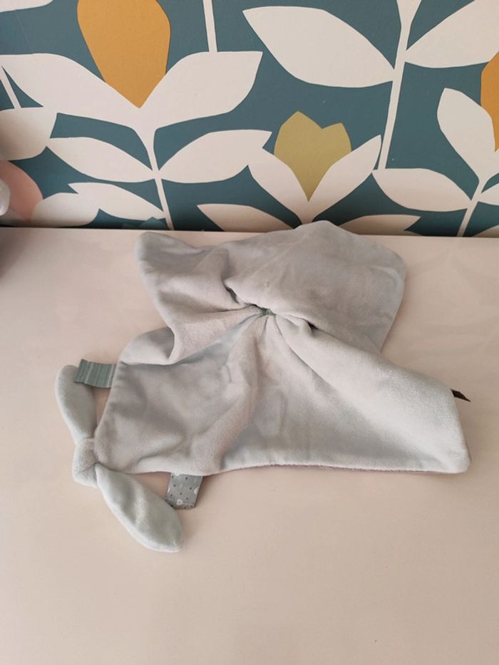 Doudou plat hippopotame Nattou - photo numéro 3