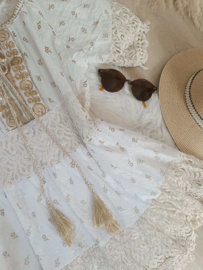 Jolie robe tunique bohème neuve - photo numéro 3