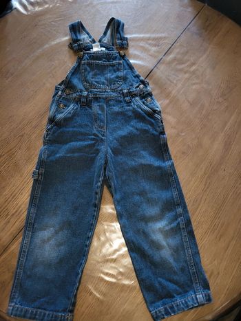 Salopette en jeans mixte 5/6ans